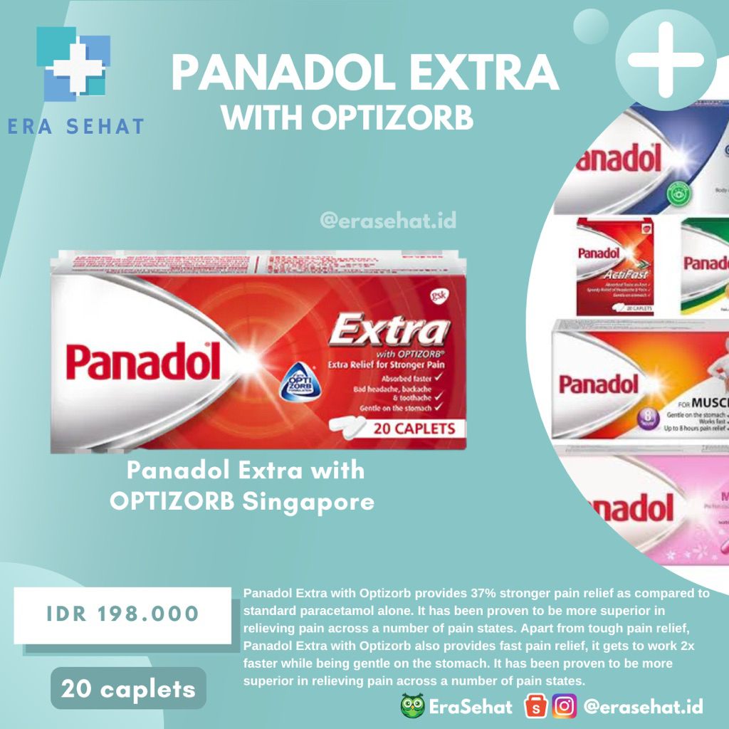 Panadol Extra with Optizorb Singapore