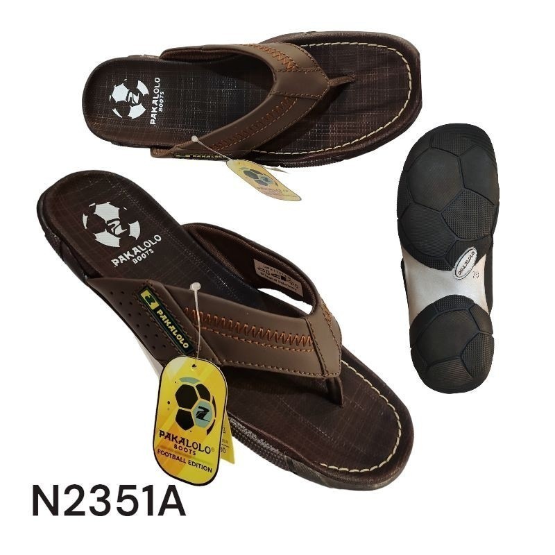 PAKALOLO JAPIT ALAS BOLA ORIGINAL SANDAL KULIT PRIA WANITA HITAM COKLAT SIZE 39-43