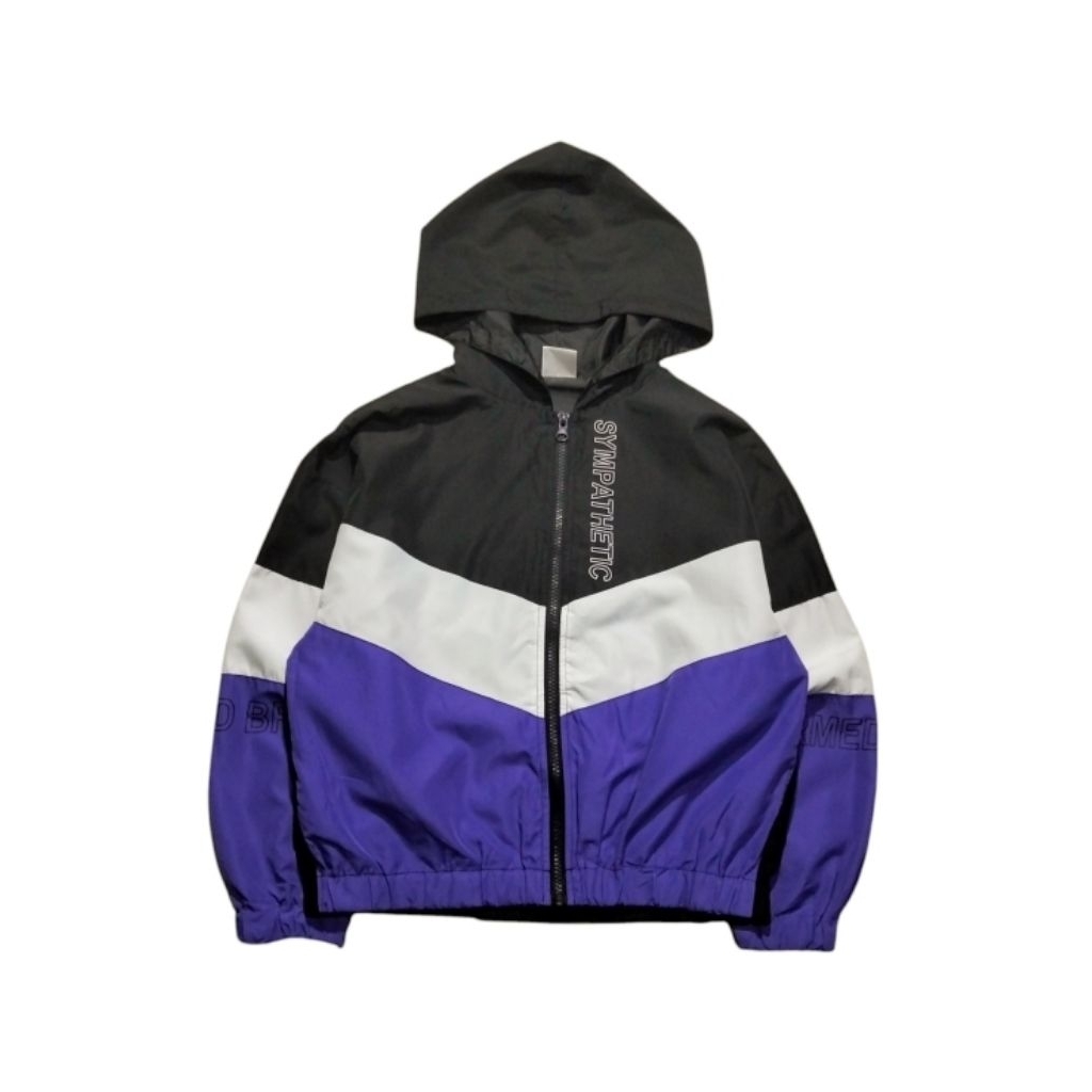 SALISA GIRL jacket windbreaker running vintage size 140 fit S women (P51xL50)