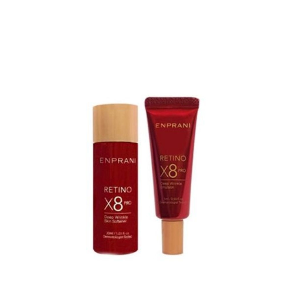 ENPRANI RETINO X8 PRO GIFT SET // DEEP WRINKLE EMULSION 50ml + DEEP WRINKLE SKIN SOFTENER 50ml