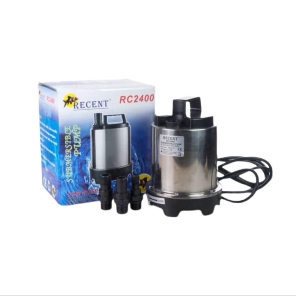RECENT RC 2400 STAINLESS POMPA CELUP KOLAM IKAN