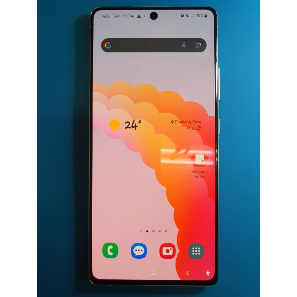 Bukan Handphone Part LCD Samsung S10 Lite Original Copotan