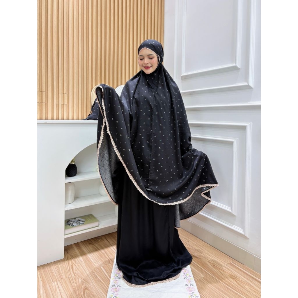 mukena Jumbo Kanaya/mukena by Kanaya/mukena Adem/Mukena Rayon