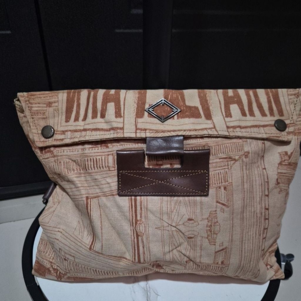 Clutch etnik katun kulit  BrownBreath