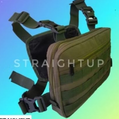 chest bag chest ring bag tas dada tactical STGP , green army