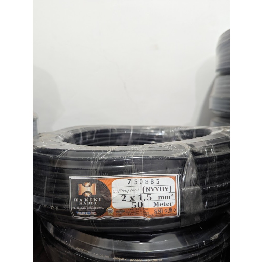 HAKIKI Kabel NYYHY 2X1.5 Per Meter/ecer