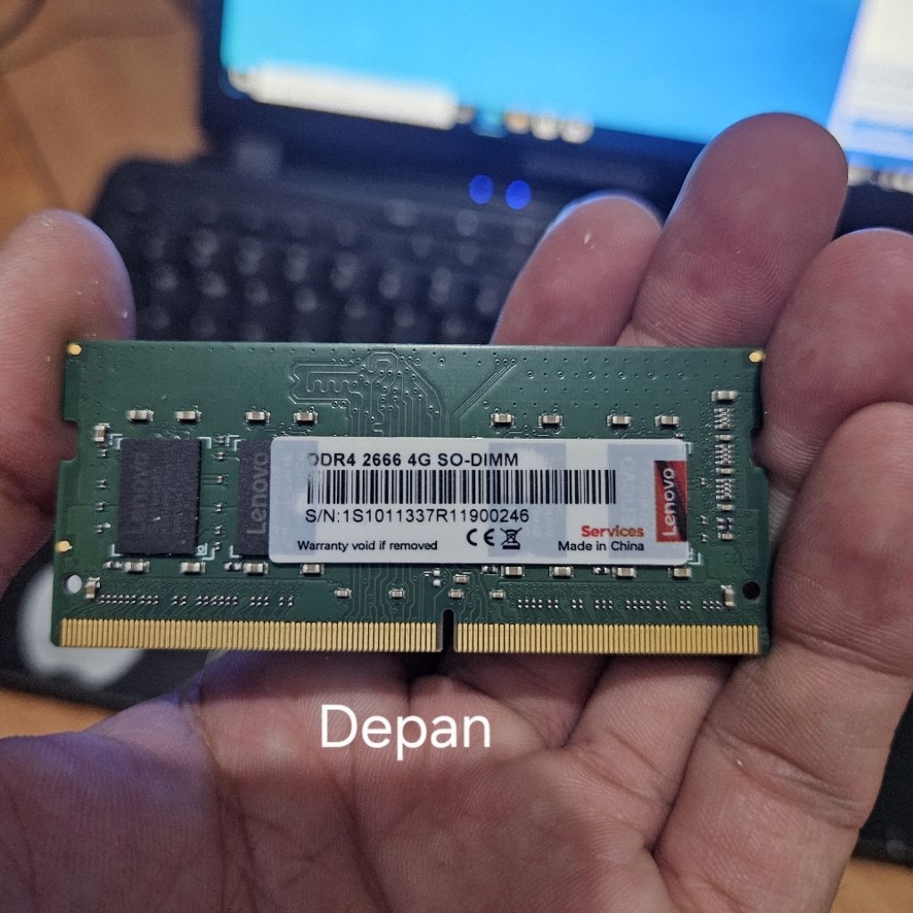 RAM Laptop Lenovo Ori Cabutan 4GB DDR4 2666mhz