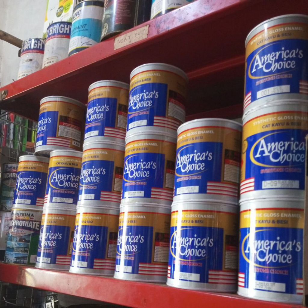 Cat Minyak Kayu dan Besi merk America's Chois cat berkualitas indoor outdoor