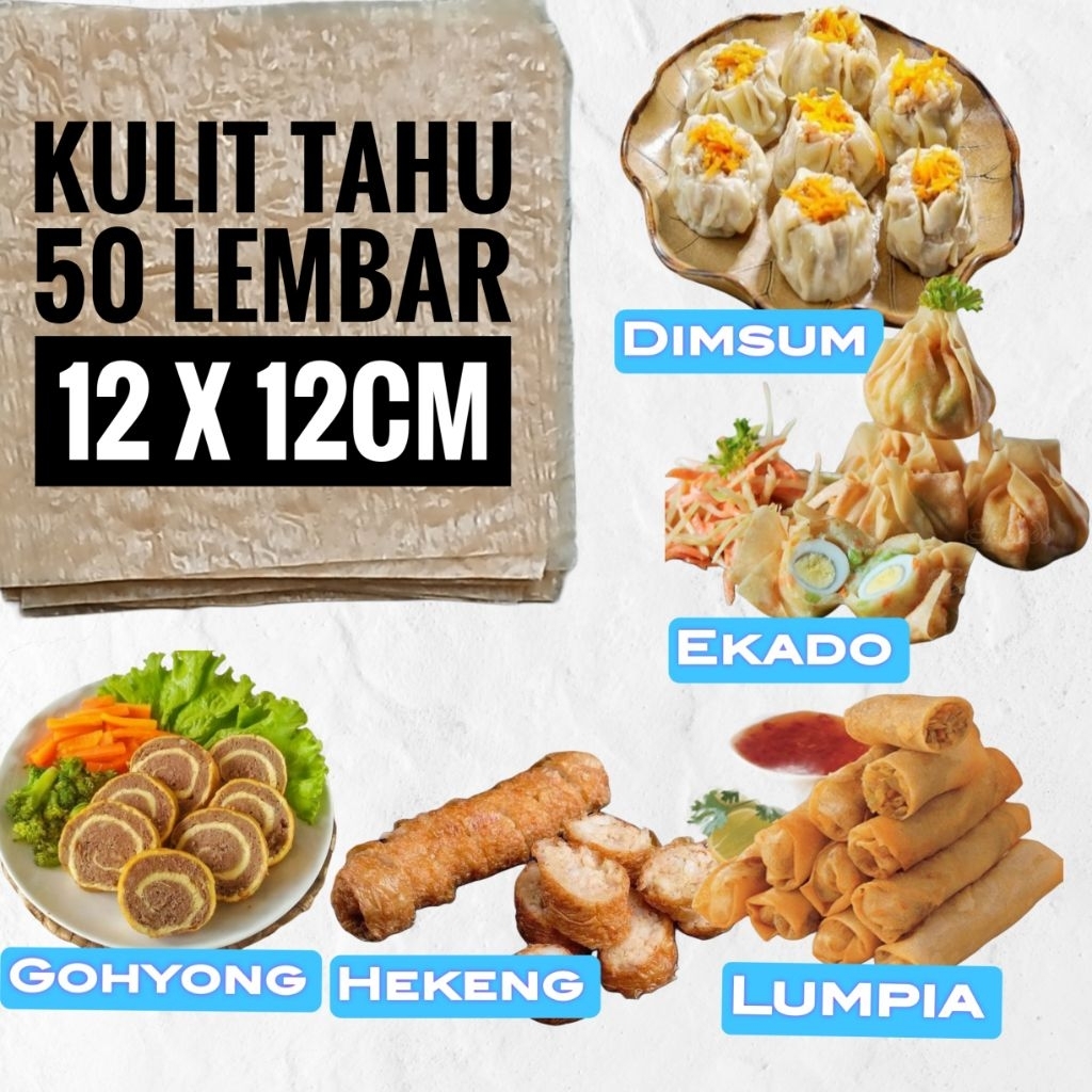 Kulit Tahu / Kulit Kembang Tahu Kering Kiloan/ Kulit Kembang Tahu Patahan untuk aneka masakan
