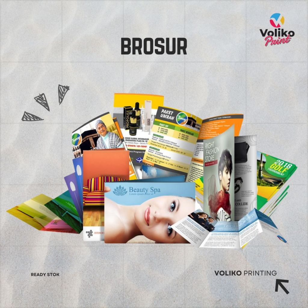 Cetak Brosur Flyer Pamflet Leaflet Murah A5 A4 A3+ | Cetak Brosur Custom Lipat 3 | Cetak Brosur 1 Si