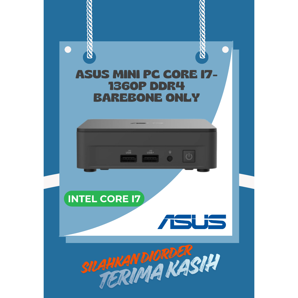 ASUS NUC CORE i7 13620H | ASUS MINI PC RNUC13ANHH7 | DDR4 | BAREBONE ONLY