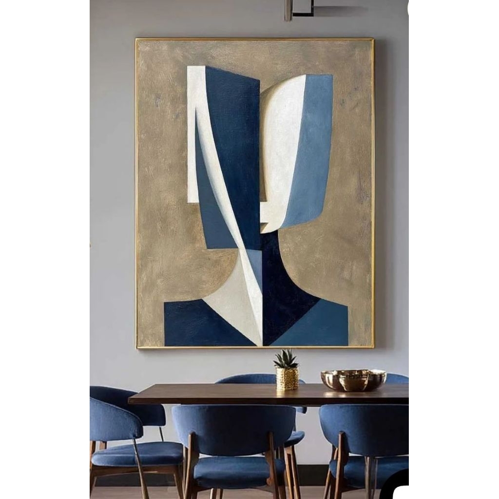 Lukisan Dinding Abstrak Aesthetic