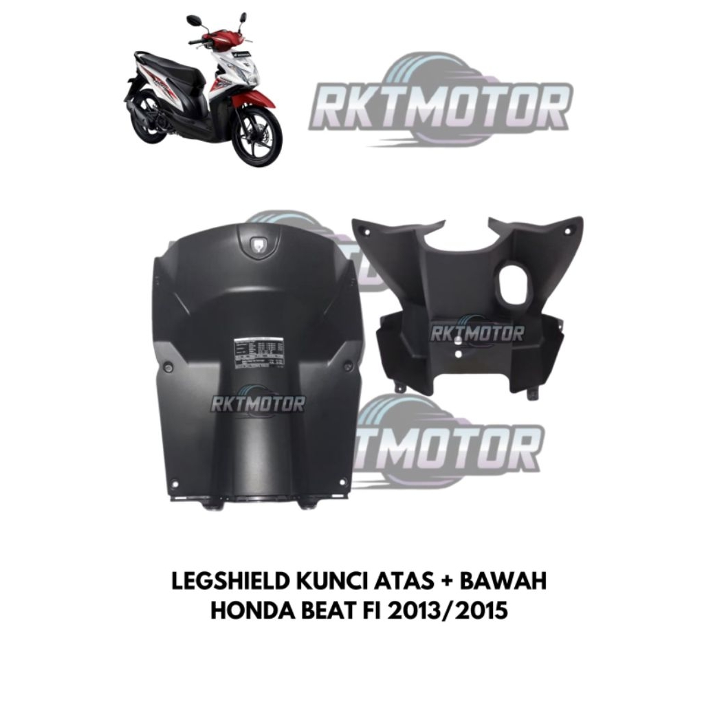 COVER BODY DEK KUNCI ATAS+BAWAH HONDA BEAT FI 2013/2015 // LEGSIL ATAS BAWAH BEAT FI