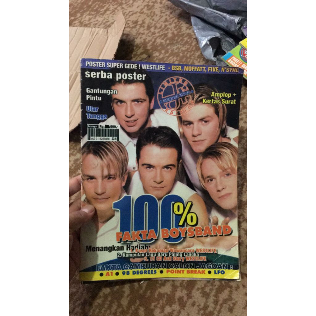 majalah edisi westlife