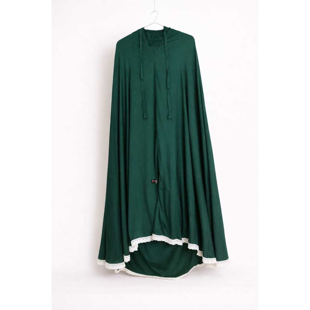 MUKENA POLOS Bahan Rayon Adem dan Dingin, Bahan Jatoh. Renda Putih Mukena Muslim