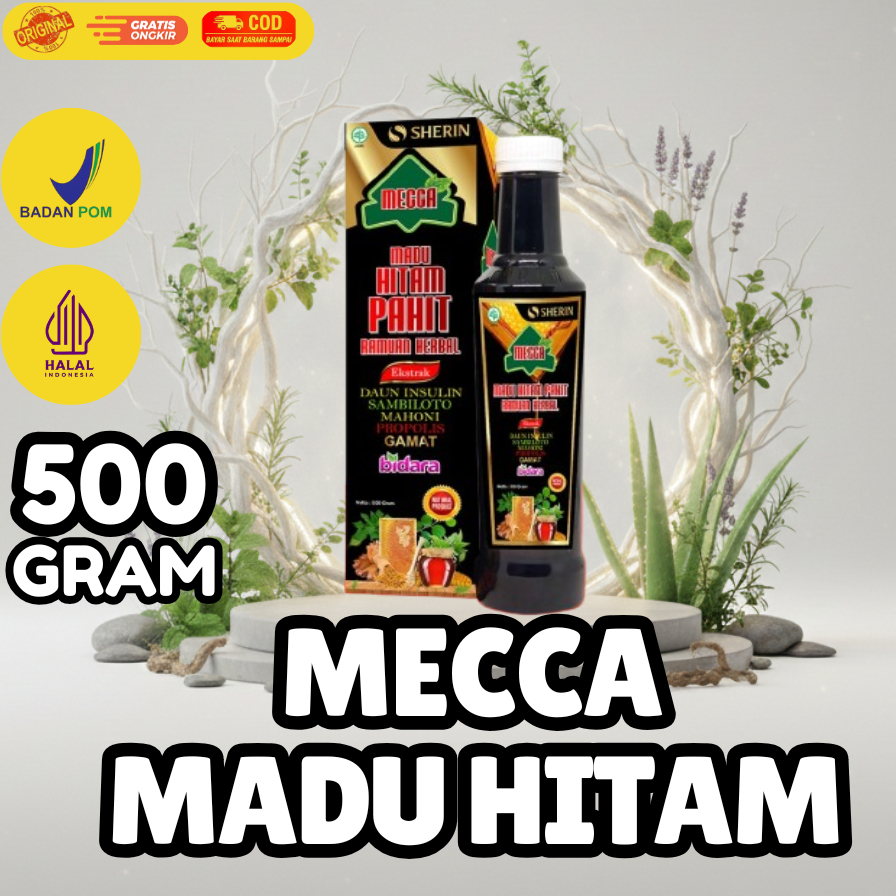 Madu Hitam Pahit Sherin 500gr Untuk Diabetes