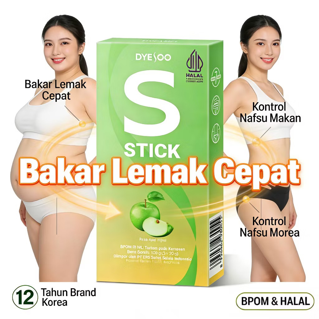 DYESOO S Stick Jelly Apel Hijau BPOM & HALAL