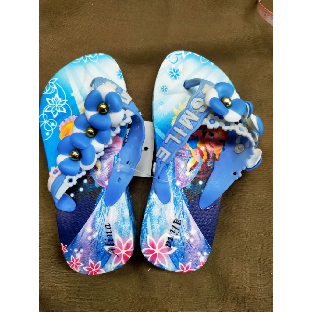 Sandal anak merk Alina Frozen bunga