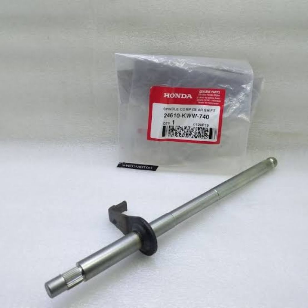 24610-KWW-740 Spindle Gear Shift Honda Revo 110 FI Ori AHM