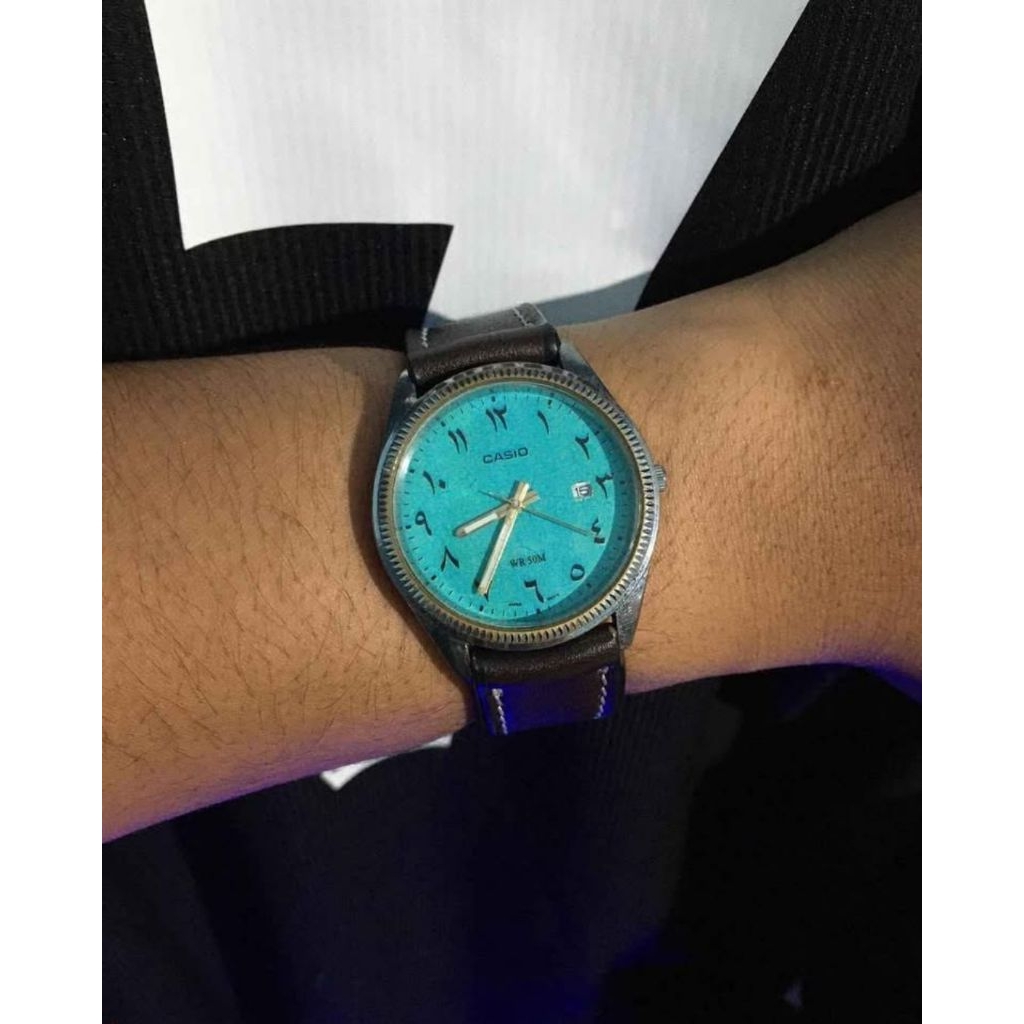 Jam Tangan Casio Mod Tiffany Arabic Dial