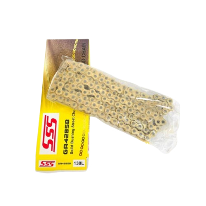 Rante SSS 428 SB 130L Rantai Motor SSS 428 130L SB Warna Gold