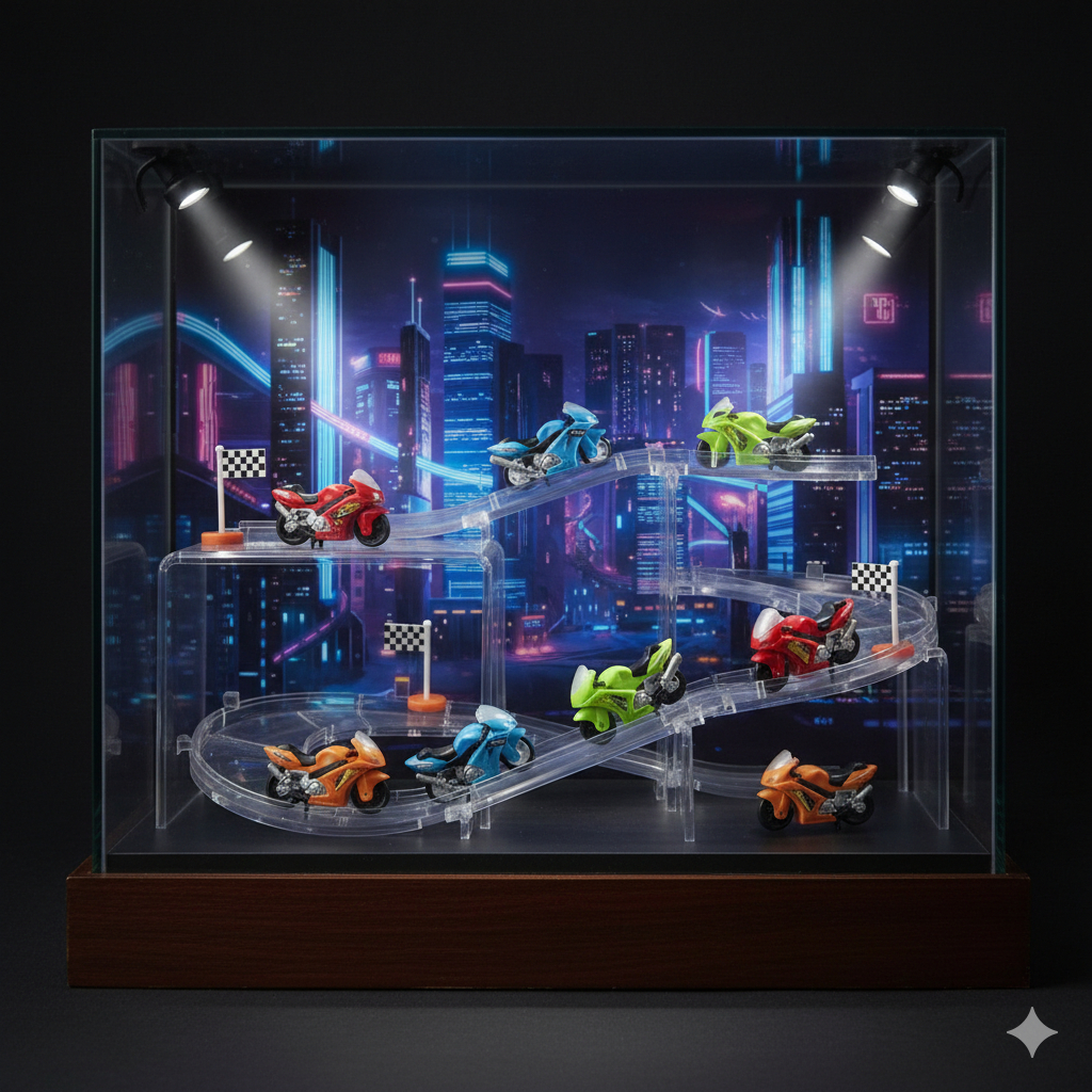 Mainan Motor Spin Go Gen 4 So Go Mini Stunt Bike Diecast Anak Motor Pulback