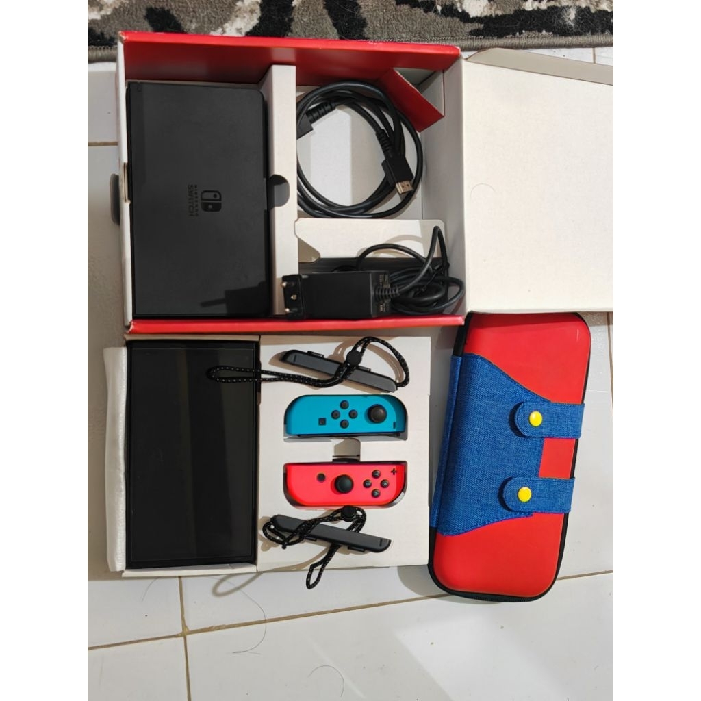 Nintendo switch oled cfw 512gb full game mulus bekas