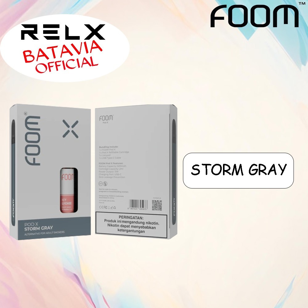 FOOM POD X STORM GREY BUNDLING LIQUID