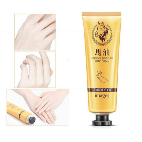 IMAGES HAND CREAM MELEMBABKAN KULIT TANGAN HORSE OIL MOISTURIZING