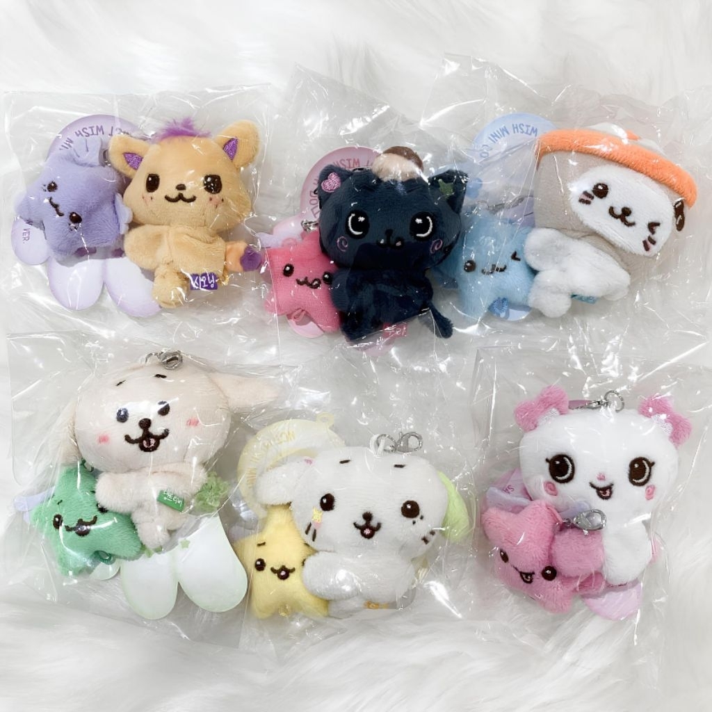 [ready stock] nct wish fanlight mini doll keyring fanlight cape character bag sion riku yushi jaehee