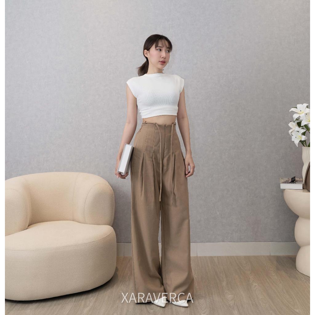 XARA - Elora Cullote Pants Semiwool Celana Kulot Kantor Formal Wanita Premium Semi Wool