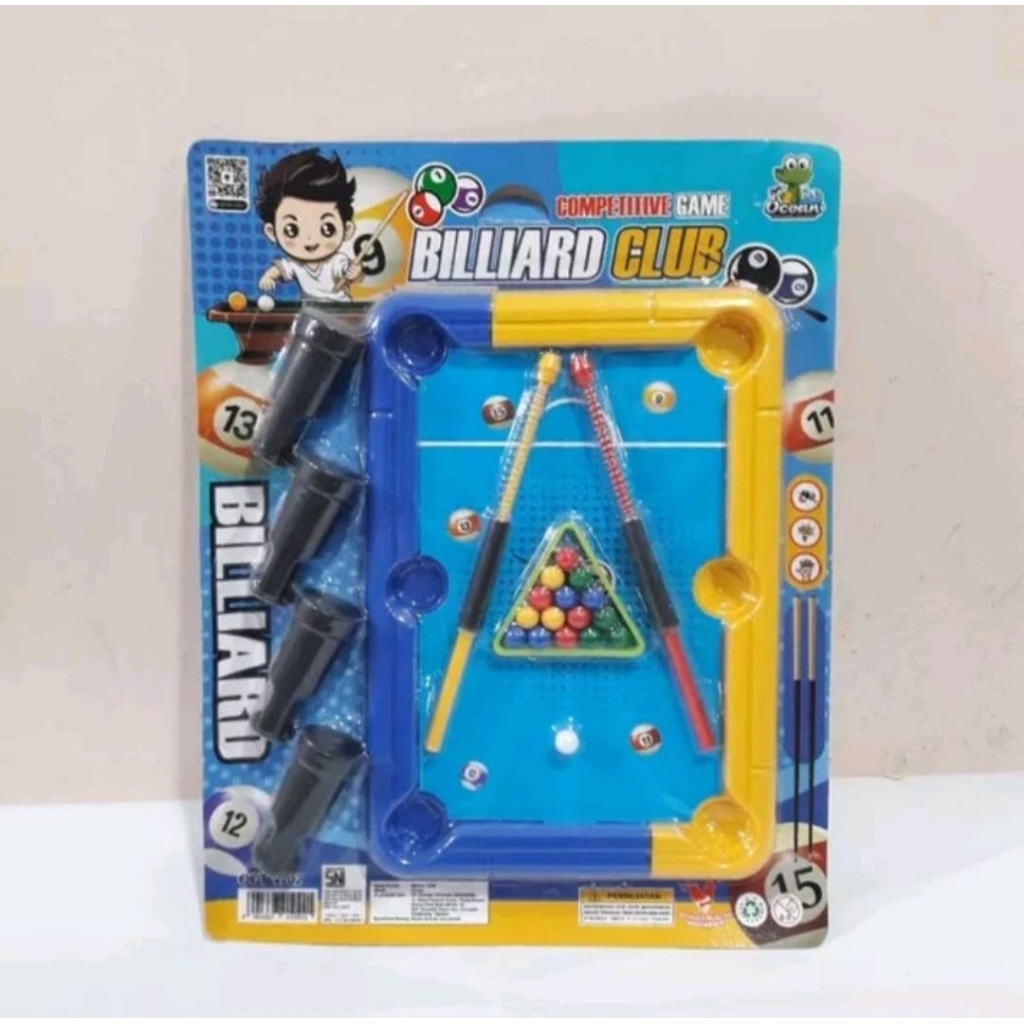 Billiard ball setik mainan anak-anak billiard