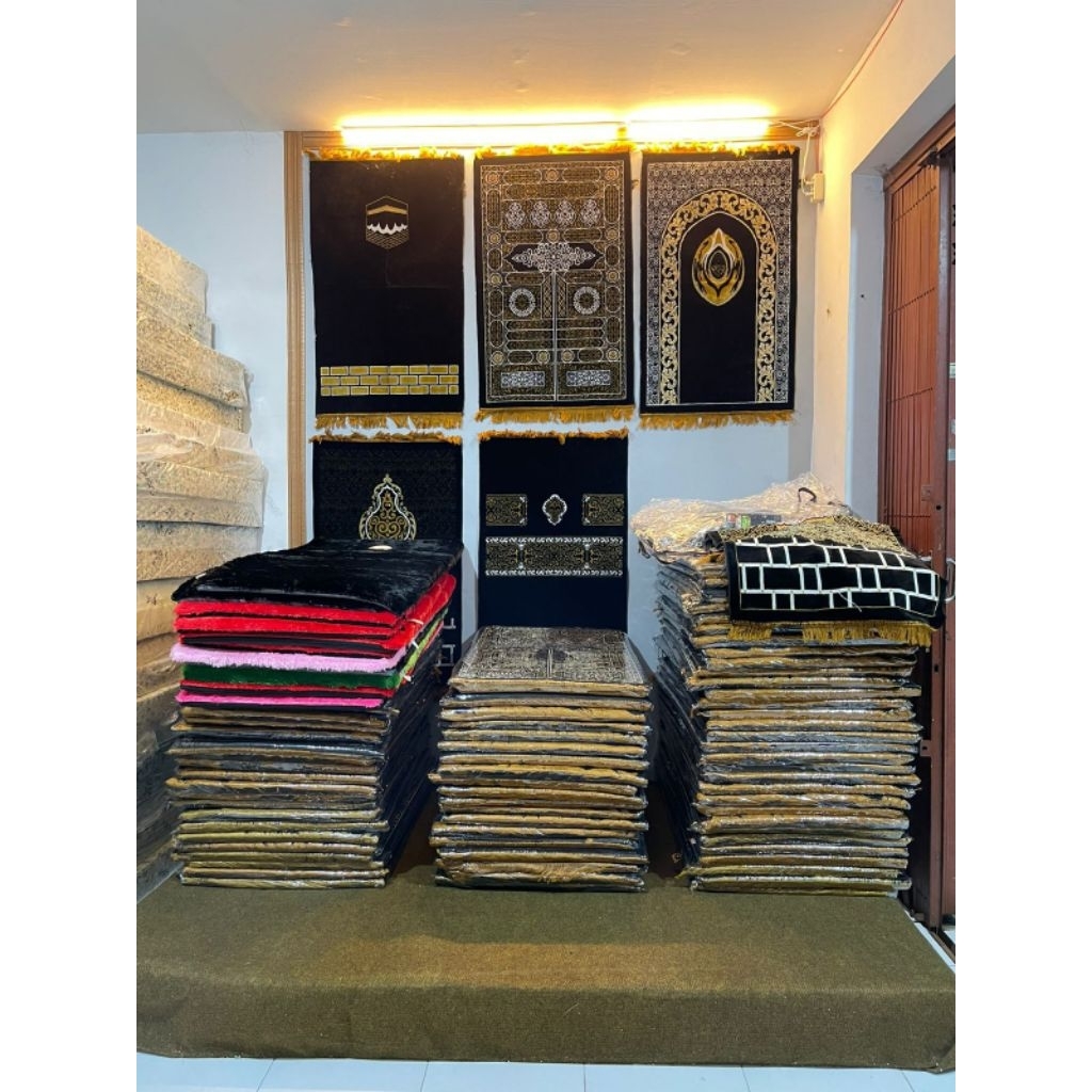 TEBAL 5 cm  SAJADAH TEBAL EMPUK ASLI TURKI / SAJADAH BUSA TURKEY / SAJADAH TURKI