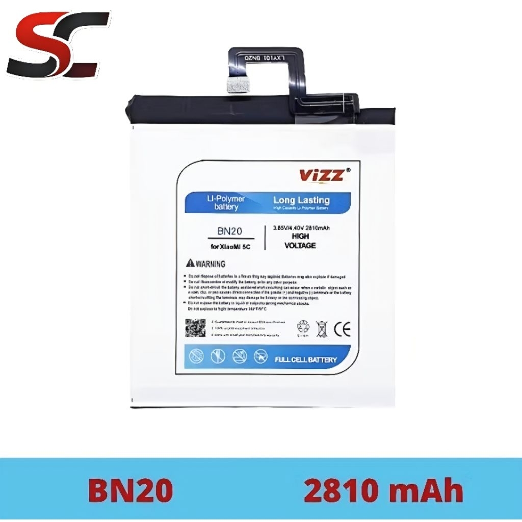 VIZZ Baterai Xiaomi BN20 Batre Mi 5C /
Mi5C