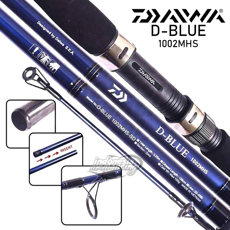 Joran DAIWA D-Blue | Spinning | Laut - 1002MHS