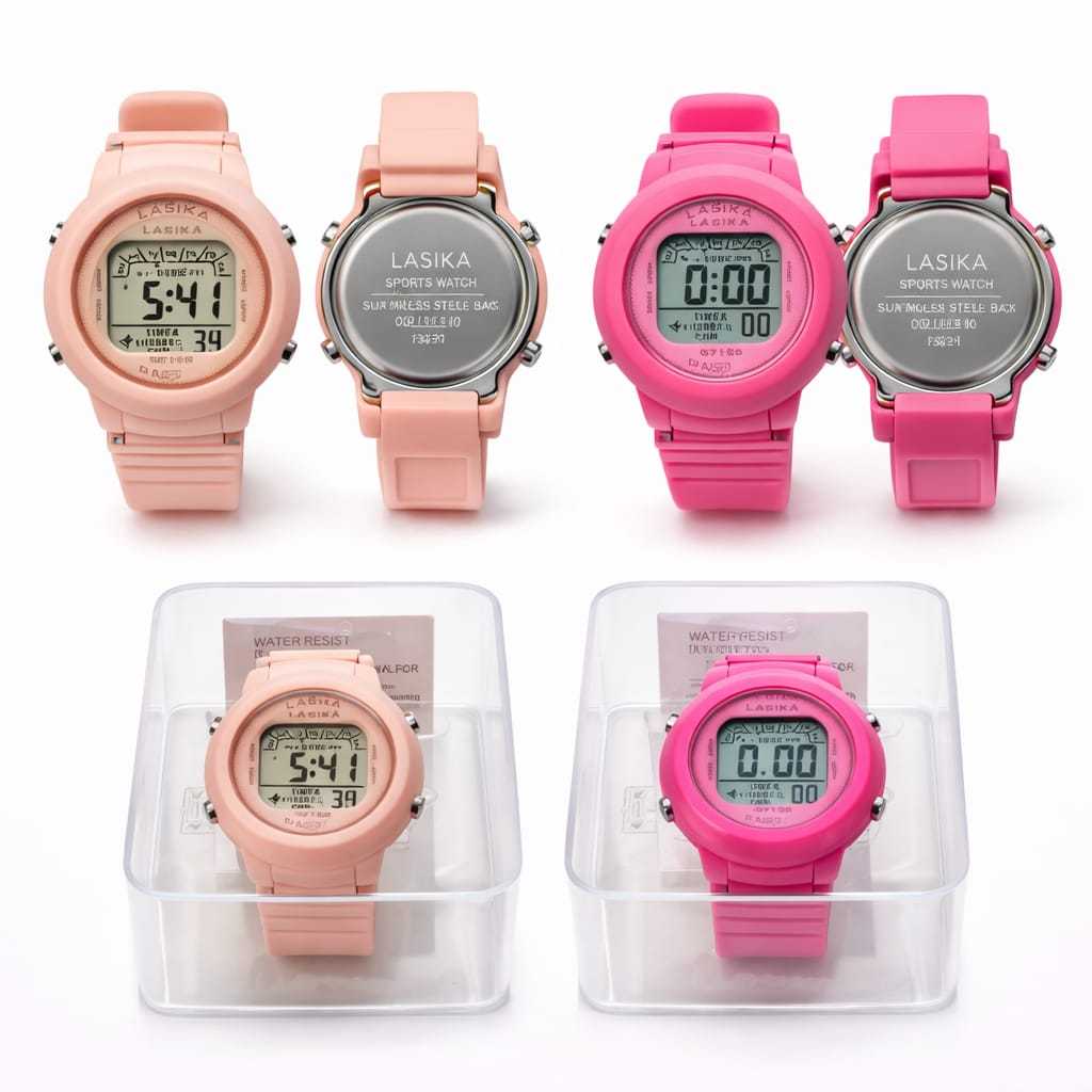 Lasika Jam Digital - Jam Sport Cewek WR // Revo Fashion