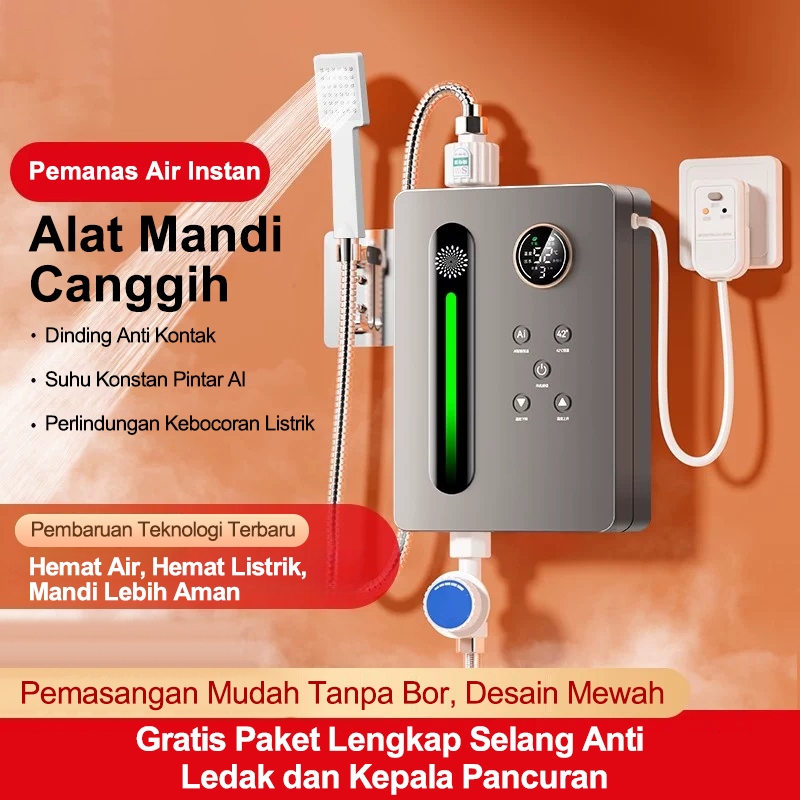 Pemanas air listrik instan yang dipasang di dinding / Heater Pemanas Air Hemat Listrik