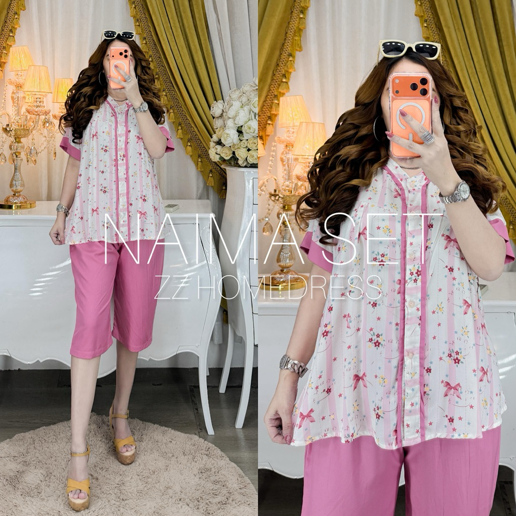 setelan jumbo 7/8 dewasa/ setelan busui rayon/ setelan rayon