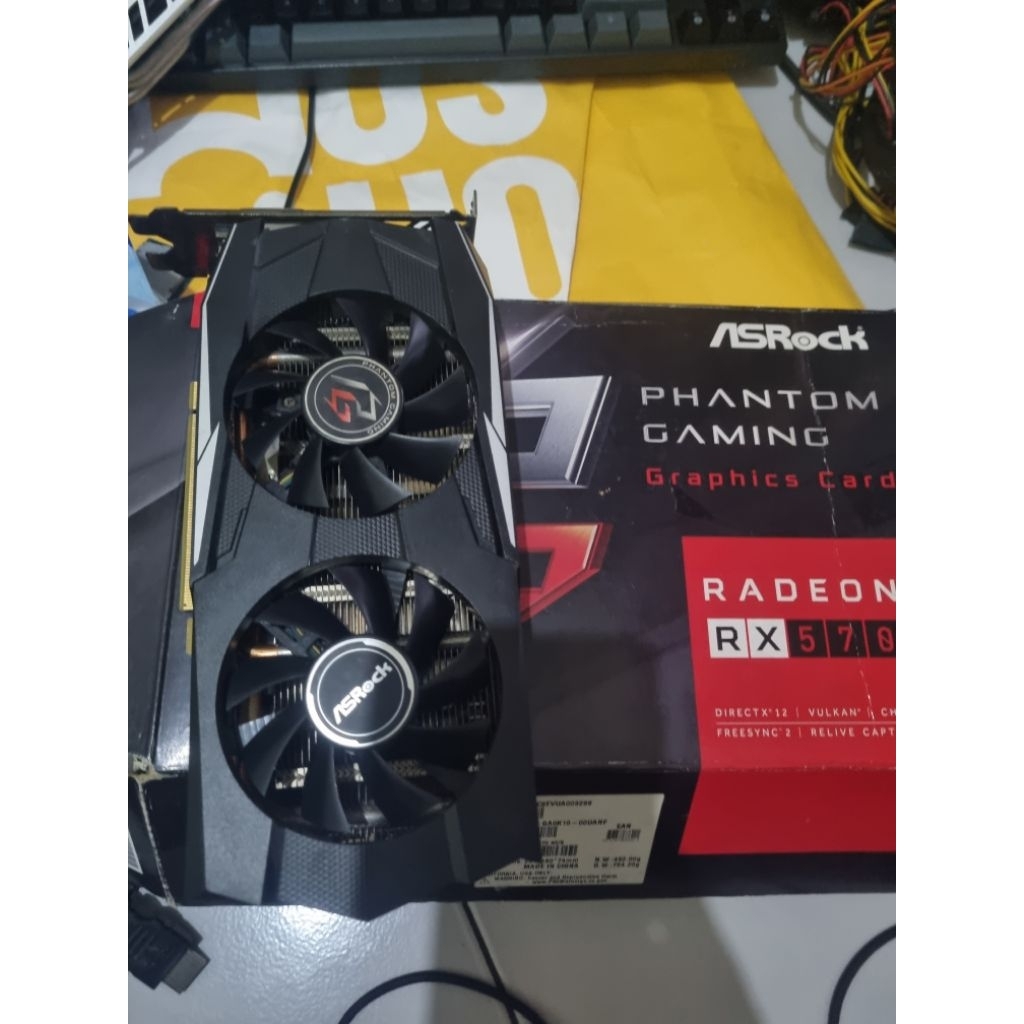 VGA RX570 4GB DDR5 ASROCK PHANTOM
