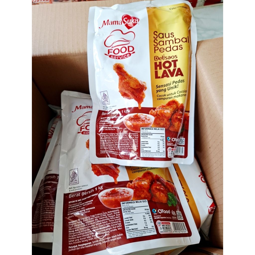 SAOS HOT LAVA 1 KG MAMASUKA