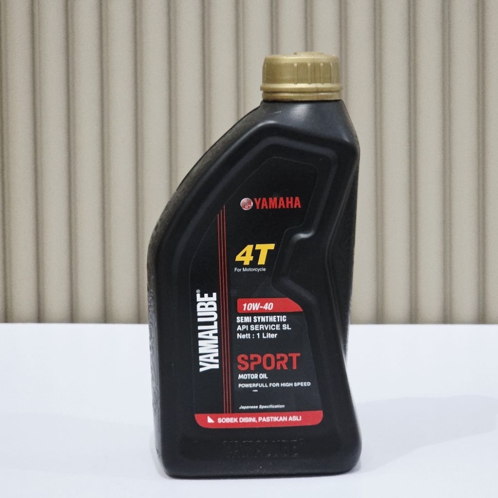 OLI YAMALUBE SPORT 4TAK OLI MESIN MOTOR YAMALUBE SPORT 1L 10W40 SL 4T API SL 1000ML SEMI SYNTHETIC