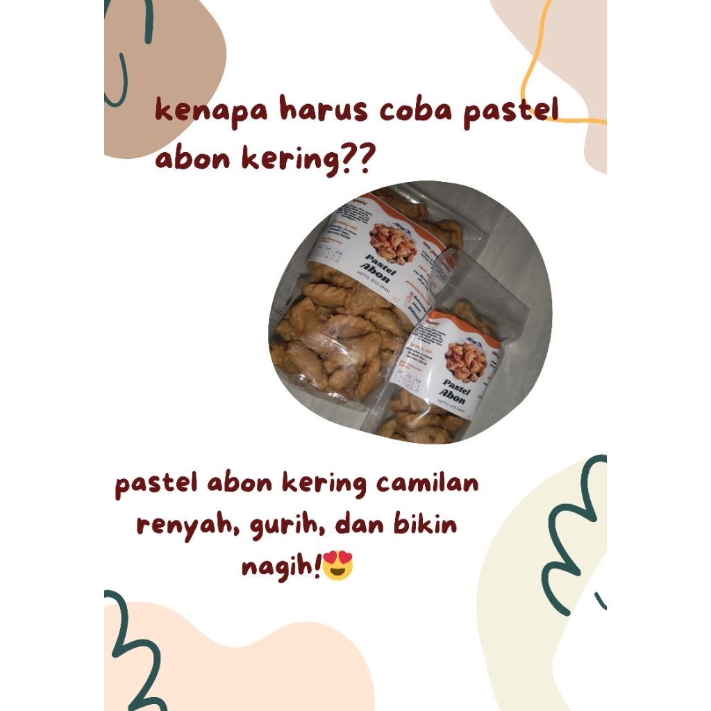 Pastel Abon Kering