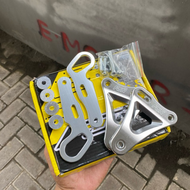 Kupingan cnc Ninja kupingan ninja SS cnc import pnp breket besi original