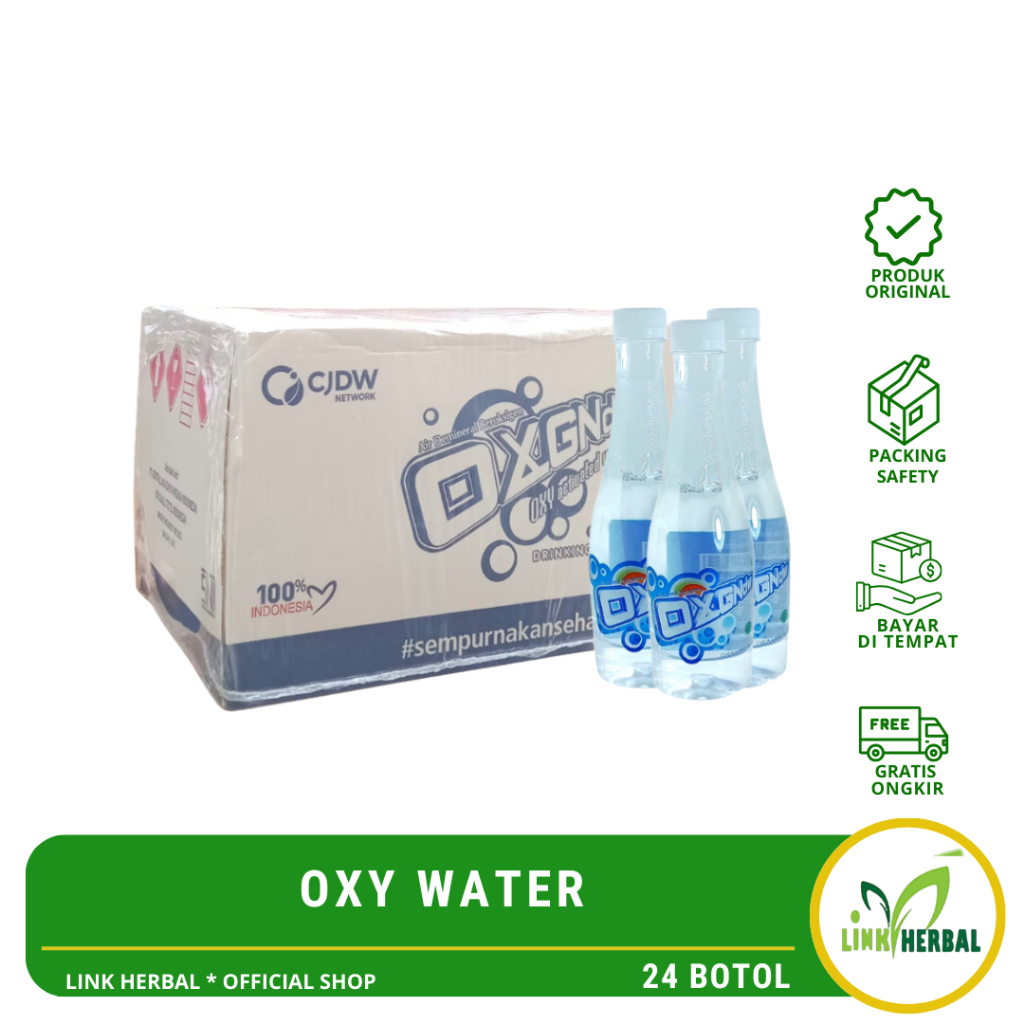 AIR OXY || DRINKING WATER 470ml - Per Dus Isi 24 Botol | Oxy Well (OW) Activated Water | Air Sultan