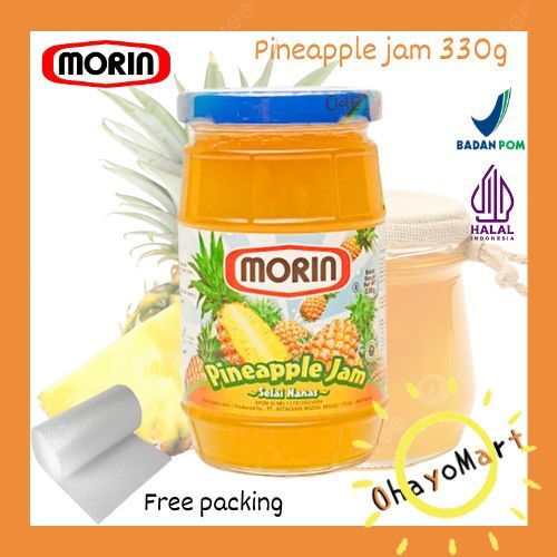 Morin Pineapple jam / Morin selai nanas / Selai roti enak rasa nanas 330g
