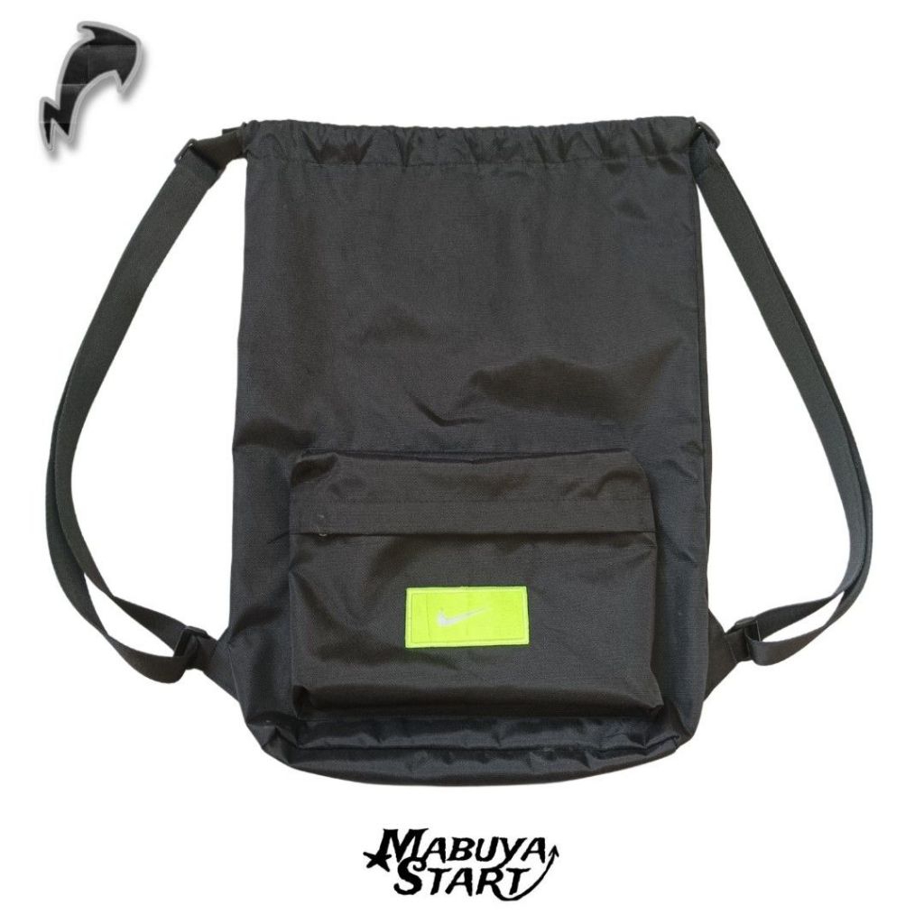 Tas Serut Nike - Swoosh (Tas Olahraga) ' Futsal Basket Simple Minimalis