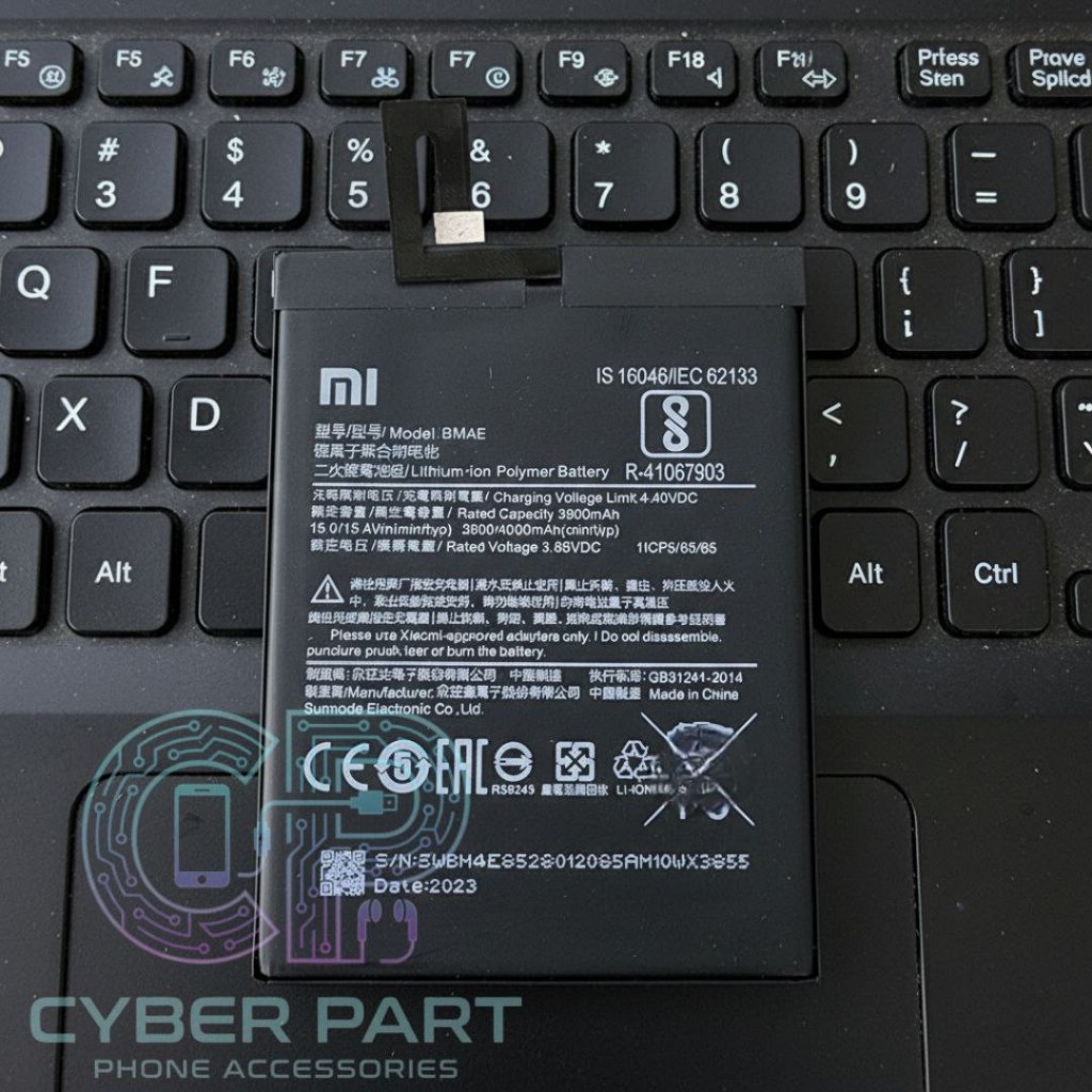 Battery Baterai Xiaomi Pocophone F1 / POCO F1 Model BM4E 3900/4000mAh Original Batre Xiomi