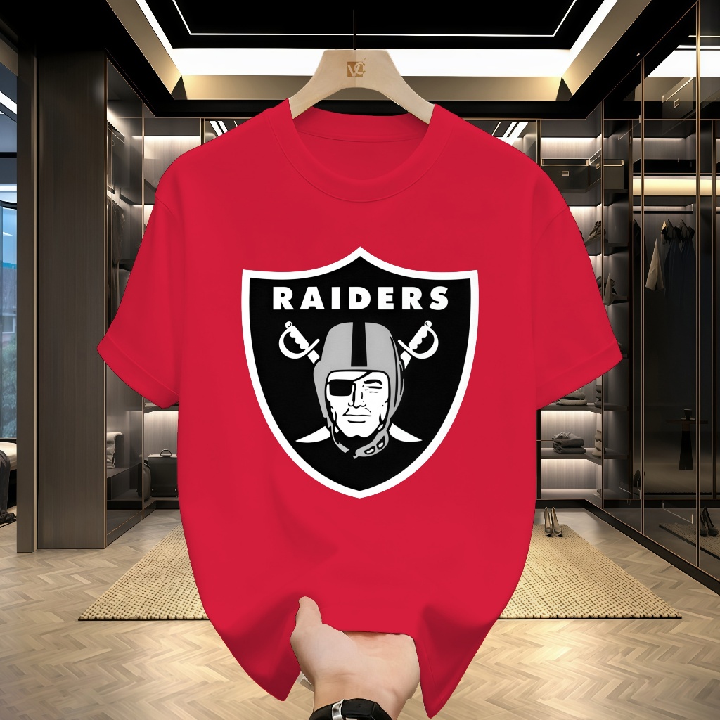 Raiders Las Vegas Sepak Bola Oakland Los Angeles Raider Bangsa Kaos 4 Warna