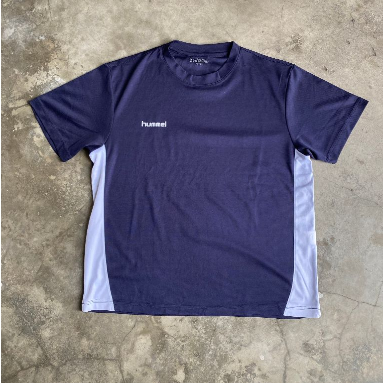 Kaos Hummel Small Logo Navy White Jerseys