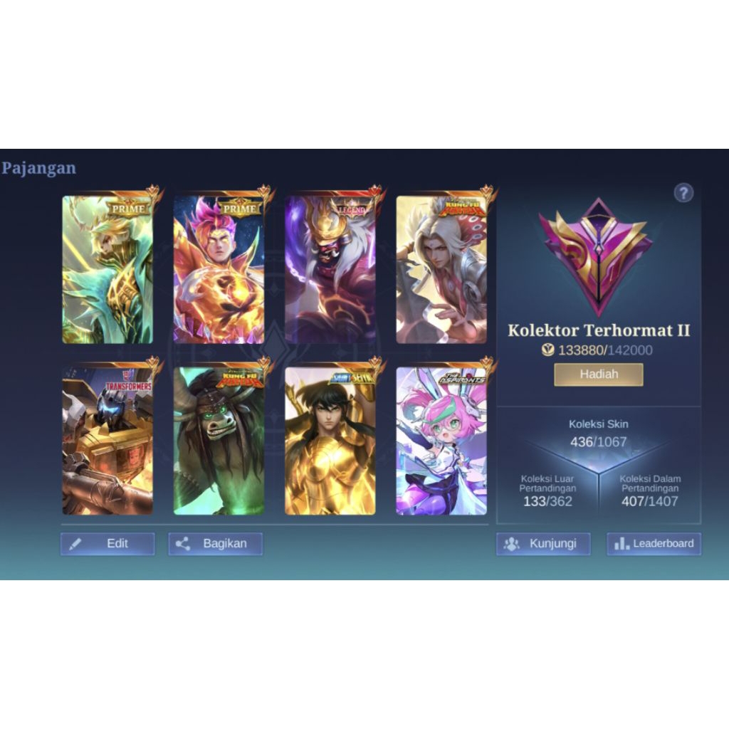 JUAL AKUN MOBILE LEGEND PRIBADI